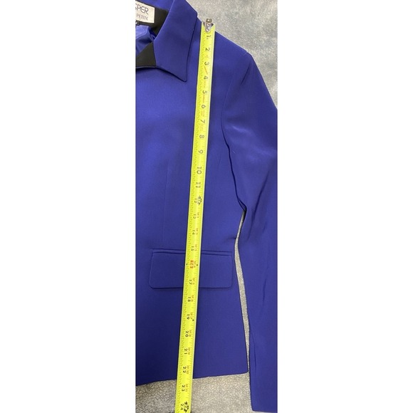 Kasper A.S.L. Petite Women's Blue Blazer Size 6P - Picture 9 of 11